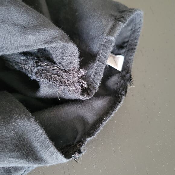 ZARA Fairy Grunge Blouse Black Floral Bell Sleeves Semi Sheer Women XS - Picture 15 of 15